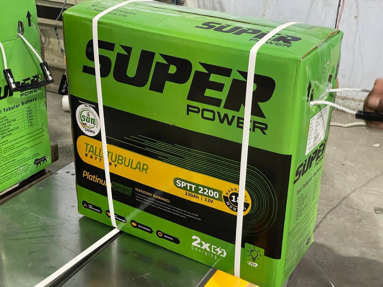 Super power 220A 12v Indian tubular batteries 